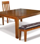 Signature Design by Ashley Ralene Dining Table and 2 Chairs and Bench-Medium B