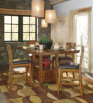 Signature Design by Ashley Ralene Counter Height Dining Table and 4 Barstools