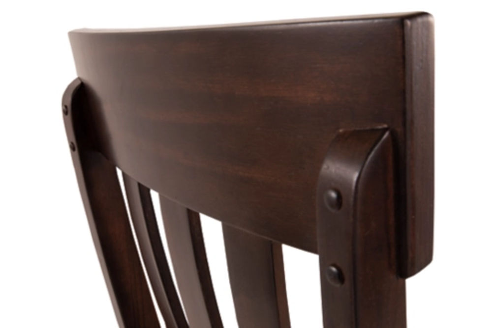 Signature Design by Ashley Haddigan Dining Table and 6 Chairs-Dark Brown