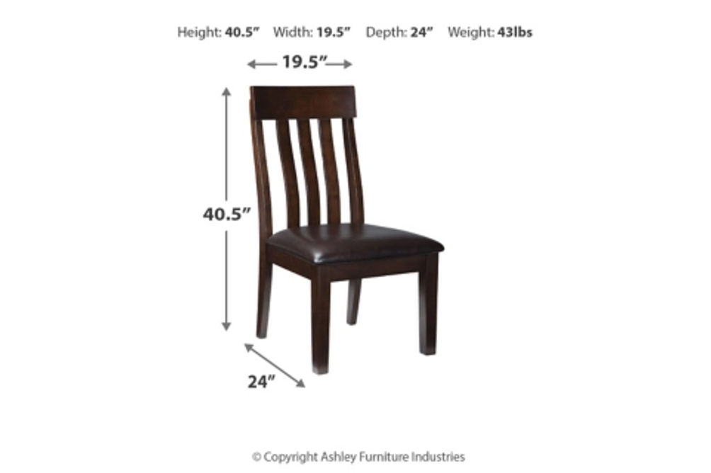 Signature Design by Ashley Haddigan Dining Table with 4 Chairs and Bench