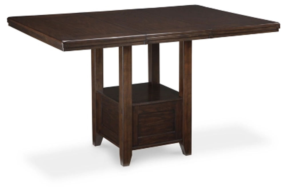 Signature Design by Ashley Haddigan Counter Height Dining Table and 6 Barstools