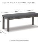 Signature Design by Ashley Myshanna Dining Table, 2 Chairs and 2 Benches