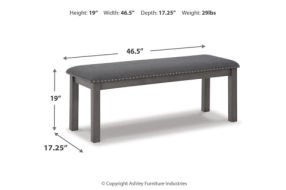 Signature Design by Ashley Myshanna Dining Table, 2 Chairs and 2 Benches