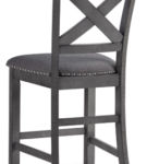 Signature Design by Ashley Myshanna Counter Height Bar Stool (Set of 2)-Gray