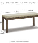 Signature Design by Ashley Moriville Dining Table and 4 Chairs and Bench