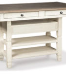 Signature Design by Ashley Bolanburg Counter Height Dining Table and 4 Barstoo