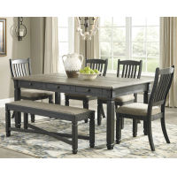 Signature Design by Ashley Tyler Creek Dining Table, 4 Chairs and Bench