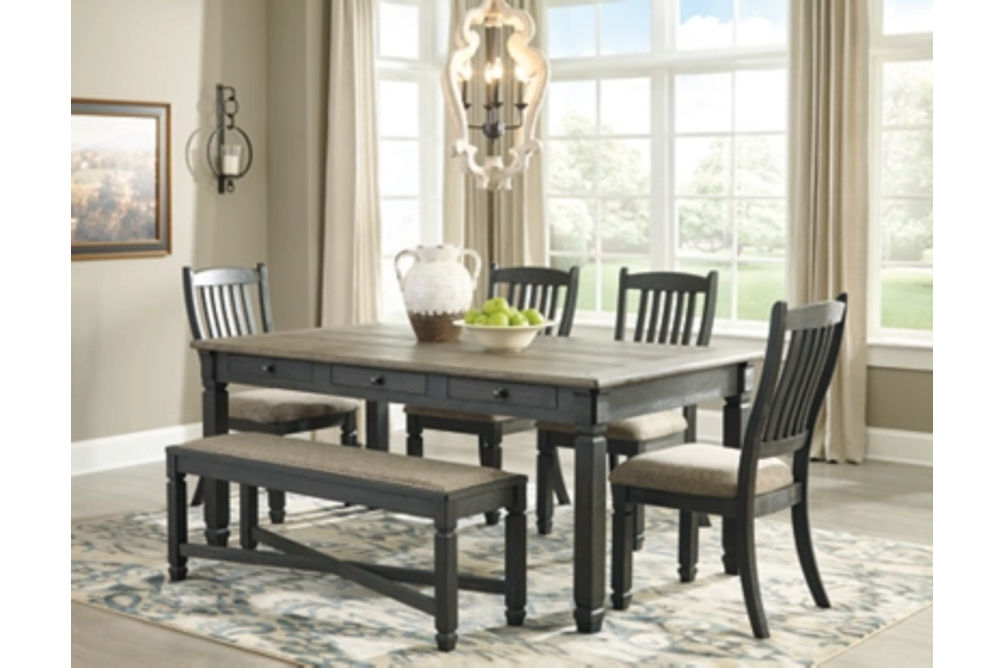 Signature Design by Ashley Tyler Creek Dining Table, 4 Chairs and Bench