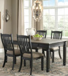 Signature Design by Ashley Tyler Creek Dining Table and 4 Chairs