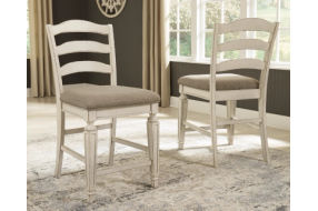 Signature Design by Ashley Realyn Counter Height Bar Stool (Set of 2)-Chipped