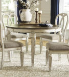 Signature Design by Ashley Realyn Dining Table and 6 Chairs-Chipped White