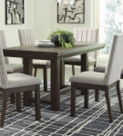 Millennium by Ashley Dellbeck Dining Table and 6 Chairs-Beige