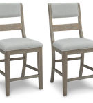 Signature Design by Ashley Moreshire Counter Height Bar Stool (Set of 2)-Bisqu