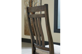 Signature Design by Ashley Wyndahl Dining Table and 6 Chairs-Rustic Brown