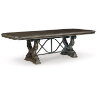 Signature Design by Ashley Maylee Dining Extension Table-Dark Brown