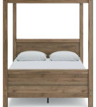 Signature Design by Ashley Aprilyn Queen Canopy Bed-Honey
