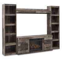 Signature Design by Ashley Derekson 4-Piece Entertainment Center with Electric