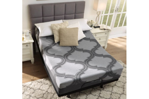 Ashley Sleep 1100 Series California King Mattress-Gray