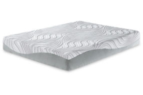 Sierra Sleep by Ashley 10 Inch Memory Foam Queen Mattress-White