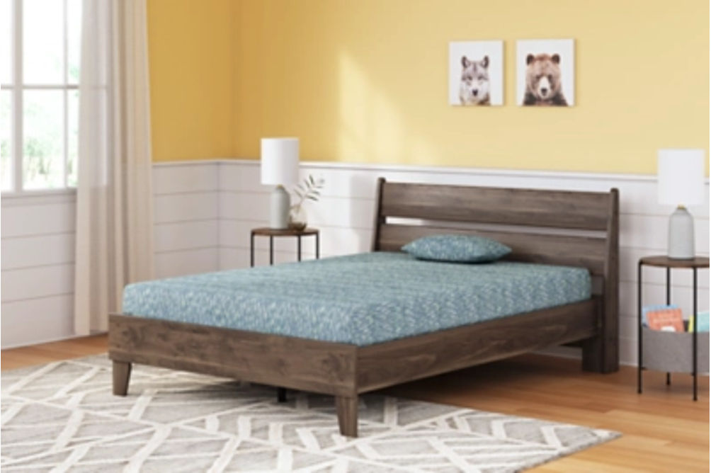 Sierra Sleep by Ashley iKidz Blue Full Mattress and Pillow-Blue