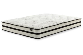 Sierra Sleep by Ashley Chime 10 Inch Hybrid King Mattress in a Box-White
