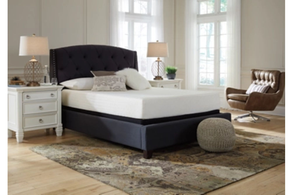 Sierra Sleep by Ashley 10 Inch Chime Memory Foam California King Mattress in a