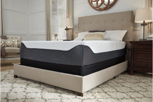 Sierra Sleep by Ashley 14 Inch Chime Elite King Memory Foam Mattress in a Box