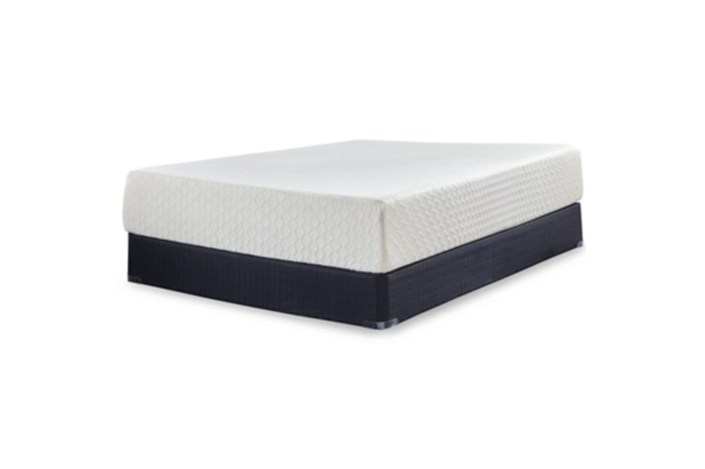 Sierra Sleep by Ashley Chime 12 Inch Memory Foam Queen Mattress in a Box-White