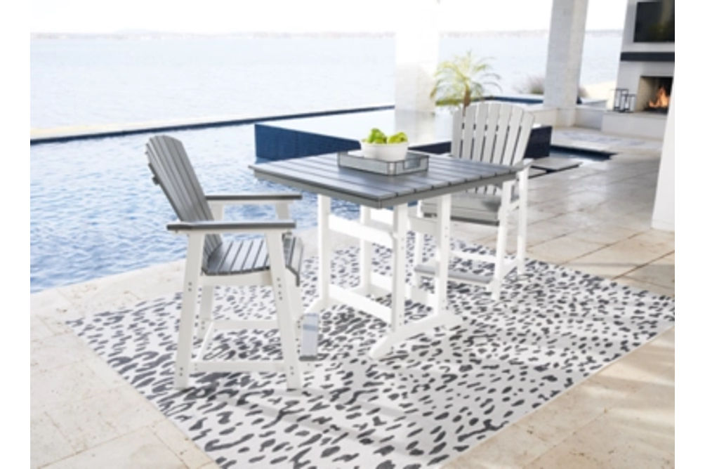 Signature Design by Ashley Transville Outdoor Counter Height Dining Table with