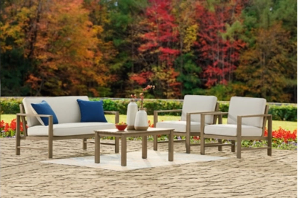 Signature Design by Ashley Fynnegan 4-Piece Outdoor Furniture Set