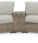 Signature Design by Ashley Calworth 3-Piece Outdoor Sectional-Beige