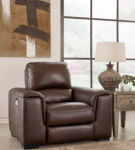 Signature Design by Ashley Alessandro Power Recliner-Walnut