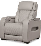 Signature Design by Ashley Boyington Power Recliner-Gray