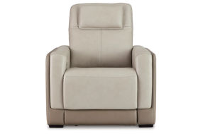 Signature Design by Ashley Battleville Power Recliner-Almond