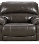 Signature Design by Ashley Hallstrung Oversized Power Recliner-Gray