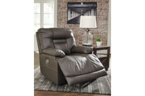 Signature Design by Ashley Wurstrow Power Recliner-Smoke