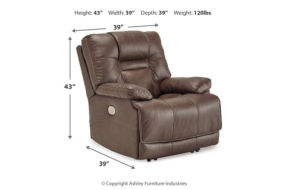 Signature Design by Ashley Wurstrow Power Recliner-Umber