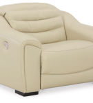 Signature Design by Ashley Center Line Power Recliner-Cream