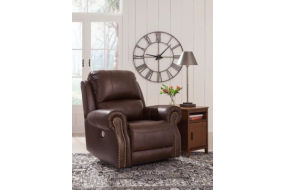 Signature Design by Ashley Freyeburg Power Recliner-Walnut