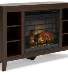 Signature Design by Ashley Camiburg Corner TV Stand with Electric Fireplace-Wa