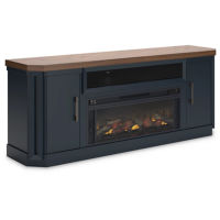 Signature Design by Ashley Landocken 83" TV Stand with Electric Fireplace