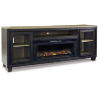 Signature Design by Ashley Foyland 83" TV Stand with Electric Fireplace-B