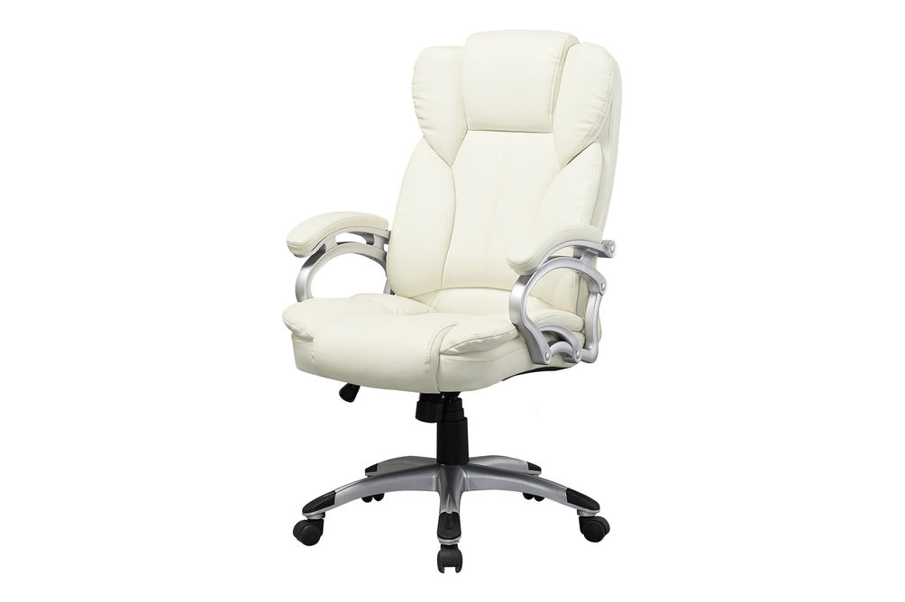 CorLiving Executive Office Chair - White