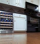 NewAir - 24 Built-in 46 Bottle Dual Zone Compressor Wine Cooler with Beech Wood Shelves - Stainles