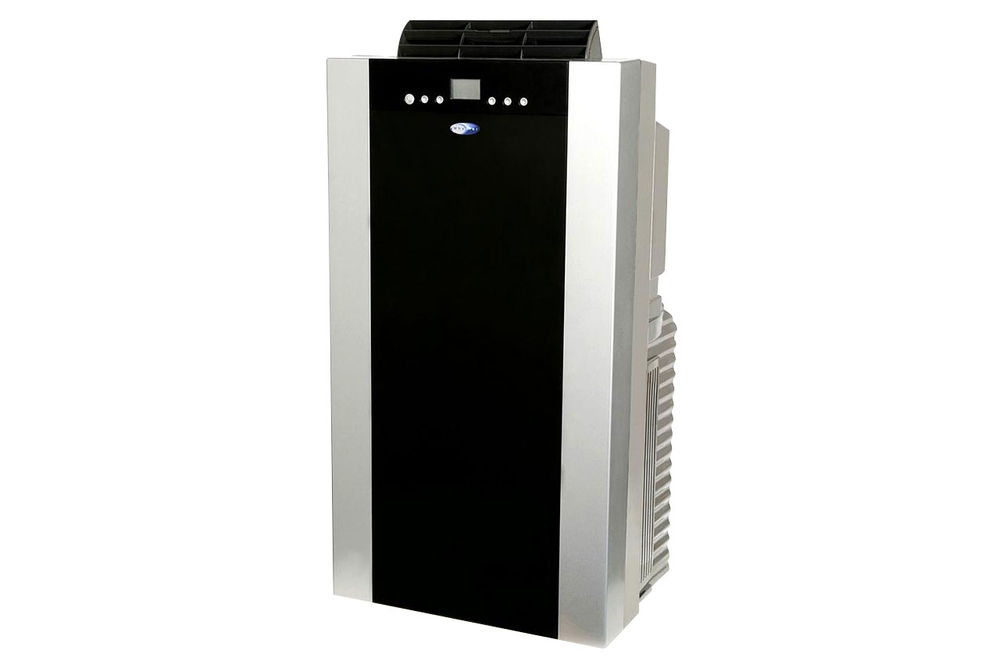 Whynter - 500 Sq. Ft. Portable Air Conditioner and Heater - Platinum/Black