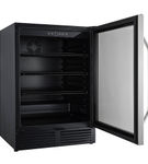 Avanti - Beverage Center - 130 Can Capacity - Stainless Steel with Black Cabinet