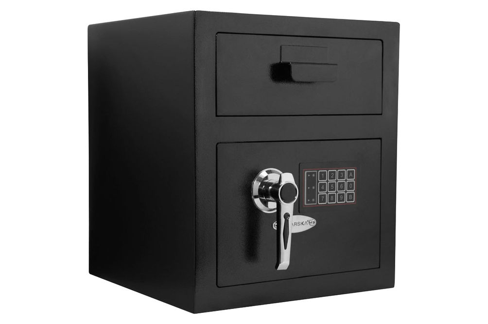 Barska - Standard Keypad Depository Safe - Black
