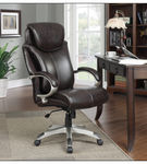 Serta - AIR Health & Wellness Executive Chair - Roasted Chestnut/Brown