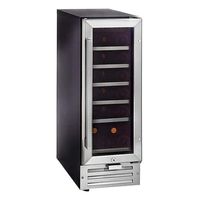 Whynter - 18-Bottle Wine Refrigerator - Black/Stainless-Steel