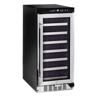 Whynter - 33-Bottle Wine Refrigerator - Stainless Steel